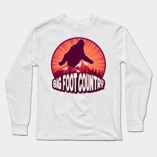 Big Foot Country Long Sleeve T-Shirt